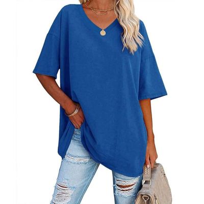 Oversized Tshirt for Women Summer Casual Short Sleeve Loose Basic Tee Tops Y2K Boyfriend T Shirts Vintage Baggy