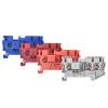 50pcs PT 2.5-Twin 3 Din Rail Terminal Block Mount Conductors Push in Spring Screwless Feed Through Wire Conductor Wire Connector(Gray) view 3