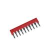 1 Piece Jumper Bridge FBS2-6 3-6 4-6 5-6 10-6 Plug-in Bridge for ST and PT Din Rail Terminal Blocks Accessories(FBS 10-6,for PT4-TWIN)