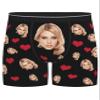 Byxhuc Personalized Underwear for Men, Customized Boxers with Heart, Boxer Personalizados Para Hombre, Birthday Gifts, for Him view 1
