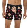 Byxhuc Personalized Underwear for Men, Customized Boxers with Heart, Boxer Personalizados Para Hombre, Birthday Gifts, for Him view 2