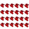 2LL4HM Whistle Premium Sports & Outdoor Non-Nuclear Sentinel Whistles - Essential for Coaches, Referees, and Lifeguards (Red-24 Packs) view 1