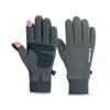 ANJMEICH Cycling Gloves, Outdoor Sports Warm Gloves, Touch Screen Phone Friendly (Women Grey) view 1