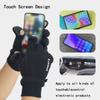 ANJMEICH Cycling Gloves, Outdoor Sports Warm Gloves, Touch Screen Phone Friendly (Women Grey) view 4