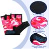 Boao 3 Pairs Kids Bike Gloves Kids Half Finger Fingerless Sports Gloves Non-Slip Gel for 7-12 Years(Vintage) view 3