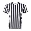 Hovershoes Men's Referee Shirt, Black & White Stripe Umpire Jersey V-Neck Referee Uniform for Basketball, Football, Soccer view 1