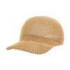 AISI Women Straw Baseball Cap Stylish Summer Beach Cap Woven Visor Sunhat Travel Cap Casual Straw Cap Camel view 3