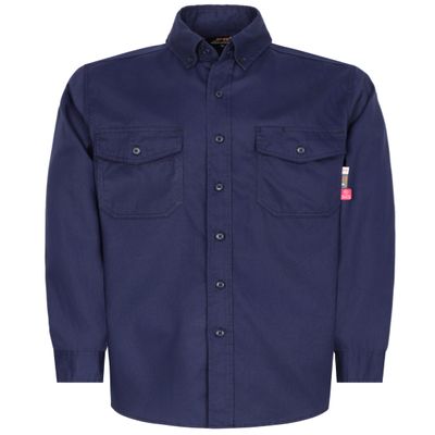 KONRECO FR Shirts for Men 6.5oz Lightweight Pearl Snaps Work Uniform CAT2