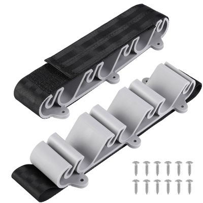 RunNico 2 pack Boating Vertical Fishing Rod Holders,Fishing Rod Holder,Boating Vertical Fishing Rod Rack for Storage,Fishing Pole Strap for Boat Deck
