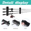 RunNico 2 pack Boating Vertical Fishing Rod Holders,Fishing Rod Holder,Boating Vertical Fishing Rod Rack for Storage,Fishing Pole Strap for Boat Deck view 3