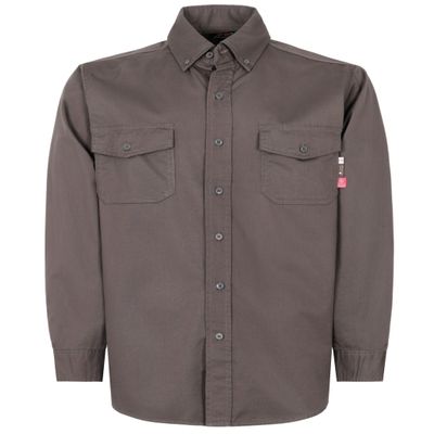 KONRECO FR Shirts for Men 6.5oz Lightweight Pearl Snaps Work Uniform CAT2