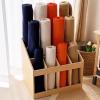 Wooden Yoga Mat Holder Home Gym Organizer, 12-Slot Yoga Display Stand, Floor Yoga Storage Rack for Foam Rollers/Carpet Mats/Foot Pad/Towel view 1