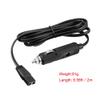 XWNV Black 12V Lead Cable Plug Wire 2Pin Charger Compatible with Car Cooler Cool Box Mini Fridge view 2