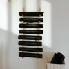 Wooden Yoga Mat Holder Wall Mount, Wall Rack Organizer for Foam Roller Wooden Wall Hanging Fitness Organizer for Home Gym School Office view 2