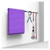 Commercial Yoga Mat Organizer Holder, Gym/Yoga Studios/Garage Collect Rack for Exercise Mats, Wall Mounted Storage Shelf, Easy to Install view 1