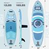NipheanUltra-LightInflatable Paddle Board with (Beginner Friendly) StabilTrac Fin and Durable SUP Accessories, 10' Stand Up Paddle Boards for Adults & Youth, Versatile Yoga Paddle Board, Gift Ideas view 2