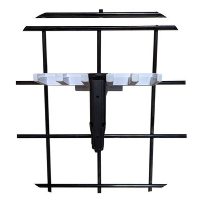 Hammy3DPrints Mount for Sig P365 / XMacro Mags - Gridwall | Magazine Holder Storage Rack (Black, XMacro: 5 Mag)