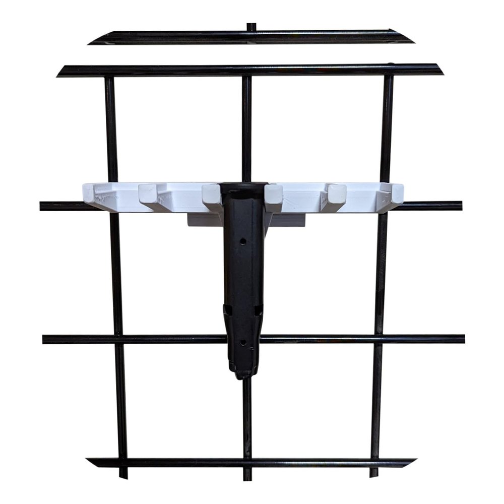 Hammy3DPrints Mount for Sig P365 / XMacro Mags - Gridwall | Magazine Holder Storage Rack (Black, XMacro: 5 Mag)