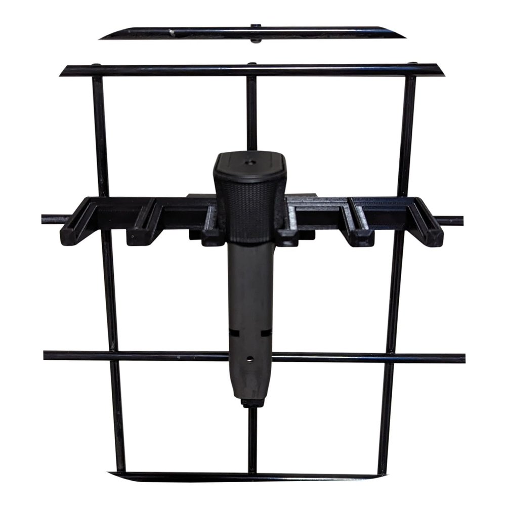 Hammy3DPrints Mount for Sig P229 9mm Mags - Gridwall | Magazine Holder Storage Rack (5 Mag)