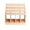 Large Capacity Yoga Mat Holder Box, Wood Floor Stand Multifunctional Sports Accessaries Rack Shelf, Yoga Studios Storage Organizer/Hold 12 Mats view 4