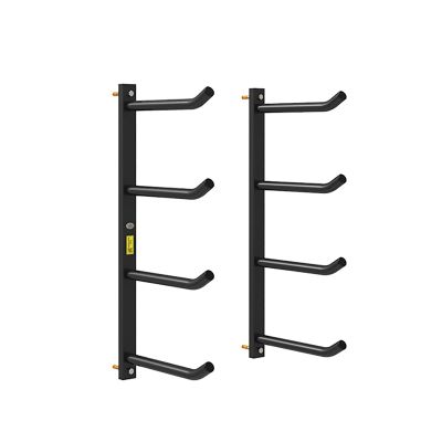 Adjustable Yoga Accessories/Wall Organizer Metal, Yoga Mat Holder Wall Mount for Storage Basketball, Yoga Ball/Mat, Fitness/Yoga Equipment (Size : 4-Tier)