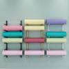 Wall Mount Yoga Mat Storage Rack Metal Yoga Mat Holder Home Gym Storage for Yoga Foam Roller Large Capacity Yoga Mat Display Rack view 4