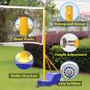 Outdoor Volleyball Net-Volleyball/Badminton 2 in 1 Net Set with Stable Base Height Adjustable Portable Volleyball Net for Backyard,Grass and Beach for Men,Women,Adult,Youth view 2