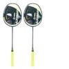 GRASKY Badminton Racket - Full Carbon Fiber Ultralight Racquet with 6U 72g and G4 T700 with Badminton Racket Bag (Green,2 pcs with Bag) view 1