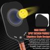 CZRR Pickleball Paddle, Edgeless Style 3K Raw Carbon Fiber Surface High Grit & Spin,USA Pickleball Approved, 16MM Polypropylene Honeycomb Core, Designed for Unmatched Control and Added Power view 3