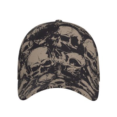 TKDYVAI Cool Skull Snapback Cap Skull Baseball Hats Cool Sun Hat Adjustable Men Cap Cool Hats for Women Men