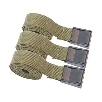 Hohopeti Camping Lashing Straps Cargo Fastening Belt 3pcs Luggage Tie Belt Ratchet Straps