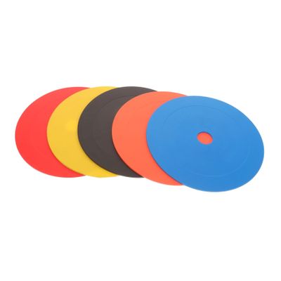 Milisten 5pcs Football Training Markers Soccer Training Sign Pad Marking Discs Professional Soccer Sign Discs Portable