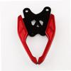 ULTECHNOVO Aluminum Rear Handle Rail Bar for Motorcycle Back Seat Compatible with Grom Red Easy Installation Durable Design for Passenger Support view 2