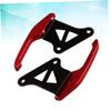 ULTECHNOVO Aluminum Rear Handle Rail Bar for Motorcycle Back Seat Compatible with Grom Red Easy Installation Durable Design for Passenger Support view 3