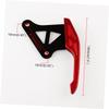 ULTECHNOVO Aluminum Rear Handle Rail Bar for Motorcycle Back Seat Compatible with Grom Red Easy Installation Durable Design for Passenger Support view 4
