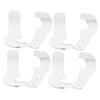 TOGEVAL 4pairs Baseball Bat Wall Mount Rack Durable Softball Holder Easy Install for Home Display and Organization Design for Baseball and Softball Collectors view 1