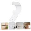 TOGEVAL 4pairs Baseball Bat Wall Mount Rack Durable Softball Holder Easy Install for Home Display and Organization Design for Baseball and Softball Collectors view 2