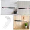 TOGEVAL 4pairs Baseball Bat Wall Mount Rack Durable Softball Holder Easy Install for Home Display and Organization Design for Baseball and Softball Collectors view 4