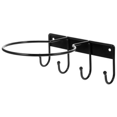STOBAZA Basketball Holder -Mounted Storage for Balls Football Stand Iron Home Gym Dorm Display Shelf