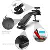 TNSSCZM Adjustable Weight Bench With Leg Extension and Leg Curl Home Training Gym Weight Lifting Sit Up Ab Bench,Foldable and Inclined, Abdominal Muscle Training view 3