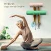 Yoga Mat Holder Wall Mount Home Gym Storage Rack, Yoga Mat Holder Wall Mount Wooden, Muti-Tier Yoga Mat Rack Storage Organizer view 4