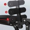 TNSSCZM Adjustable Weight Bench With Preacher Curl Attachment Home Workout Gym Weight Lifting Sit Up Abdominal Bench Incline Flat Decrease Exercise Bench Multi-Purpose view 4