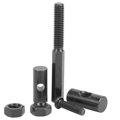 POENVFPO Shaft Locking Screw Kit, Carbon Steel Electric Scooter Shaft Lock Screw Folding Hardware for Scooter Parts