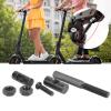 POENVFPO Shaft Locking Screw Kit, Carbon Steel Electric Scooter Shaft Lock Screw Folding Hardware for Scooter Parts view 4