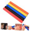 Ciieeo 5pcs Anti-slip Relay Race Sticks for Boy Girl Soft Foam Grip Lightweight Design for School Competitions Vibrant Colors Red Yellow Blue Black Orange view 2