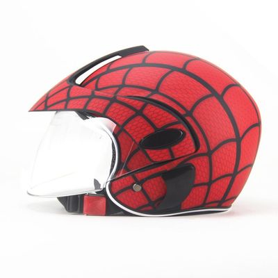 Children Motorcycle Half Helmet Youth Moped Helmet for Boys Girls Retro 3/4 Open Face Helmet Electric Scooter Kids Street Bike Helmet DOT Approved Chopper Cruiser Go-Kart ATV Helmet-D||46-56CM