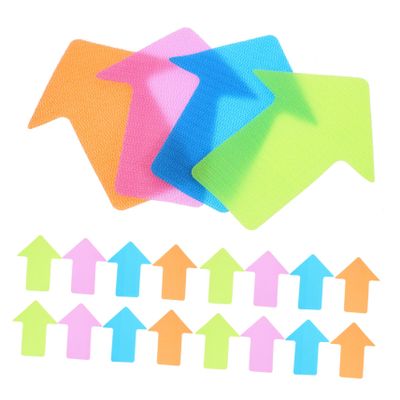 Parliky 24pcs Carpet Marking Stickers Classroom Floor Markers Sports Training Carpet Marker Flat Spot for Gym Soccer Training Signs