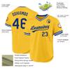 Custom Yellow Baseball Jerseys Pullover Personalized Softball Shirts Sports Uniform Stitched Name Number Logo for Men Women Youth view 2