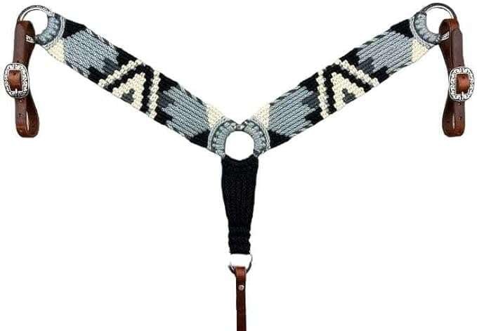 Cheval's Customize Handmade Western Mohair - Breast Collar for Horse - Multicolor Stylish and Durable Equestrian Tack Horse Equestrian Breast Collar