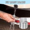 316 Stainless Steel 1/2" NPT Boat Plugs,Solid Boat Drain Plug for Bayliner Four Winns Glastron Larson Sea Ray Starcraft and Many Other Models (1/2" NPT 2 Pack) view 4